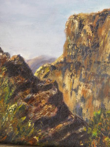 Taos Cliffs, Oil ~ Gerri Bradford